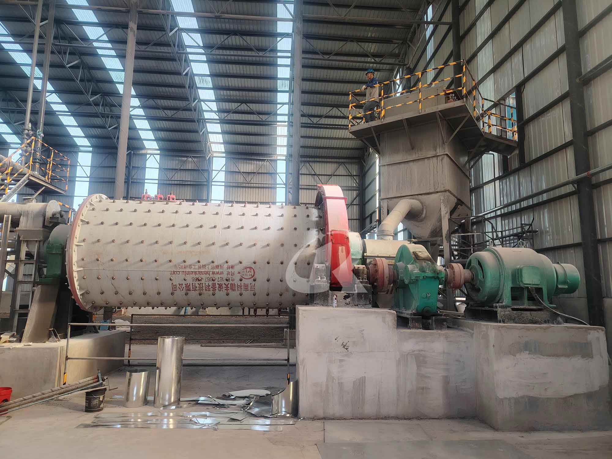 gypsum powder manufacturing process and production line 2